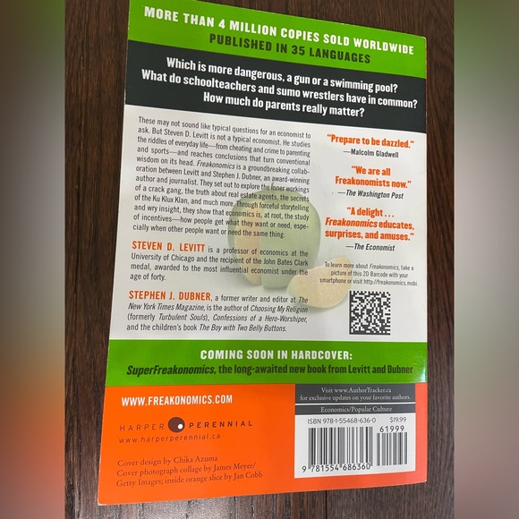 Freakonomics A Rogue Economics Explores The Hidden Side Of Everything - Picture 2 of 5